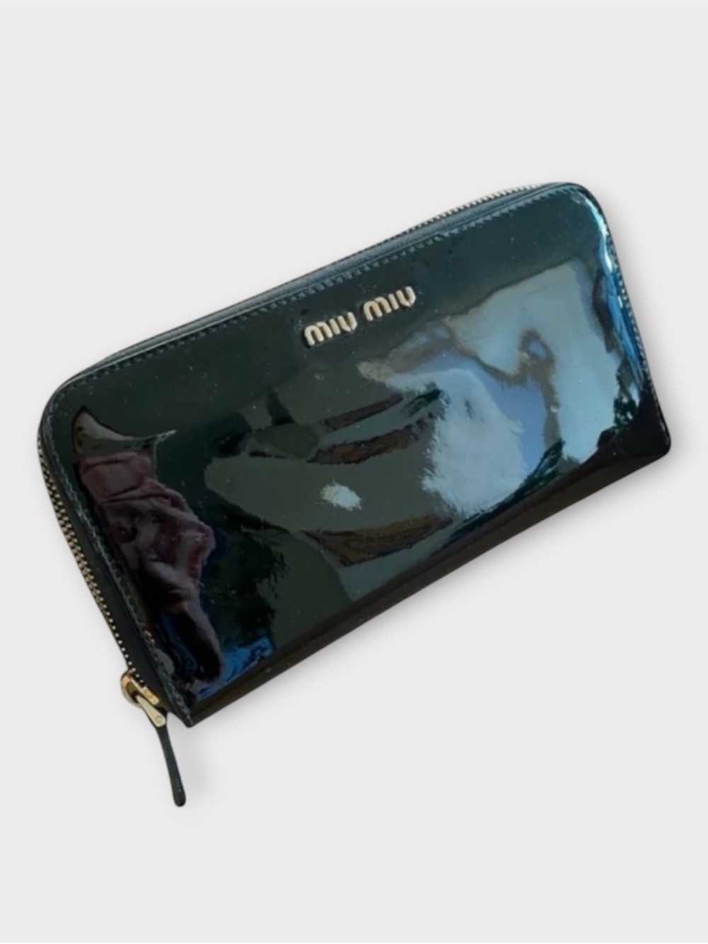 MIU MIU Patent Leather Wallet